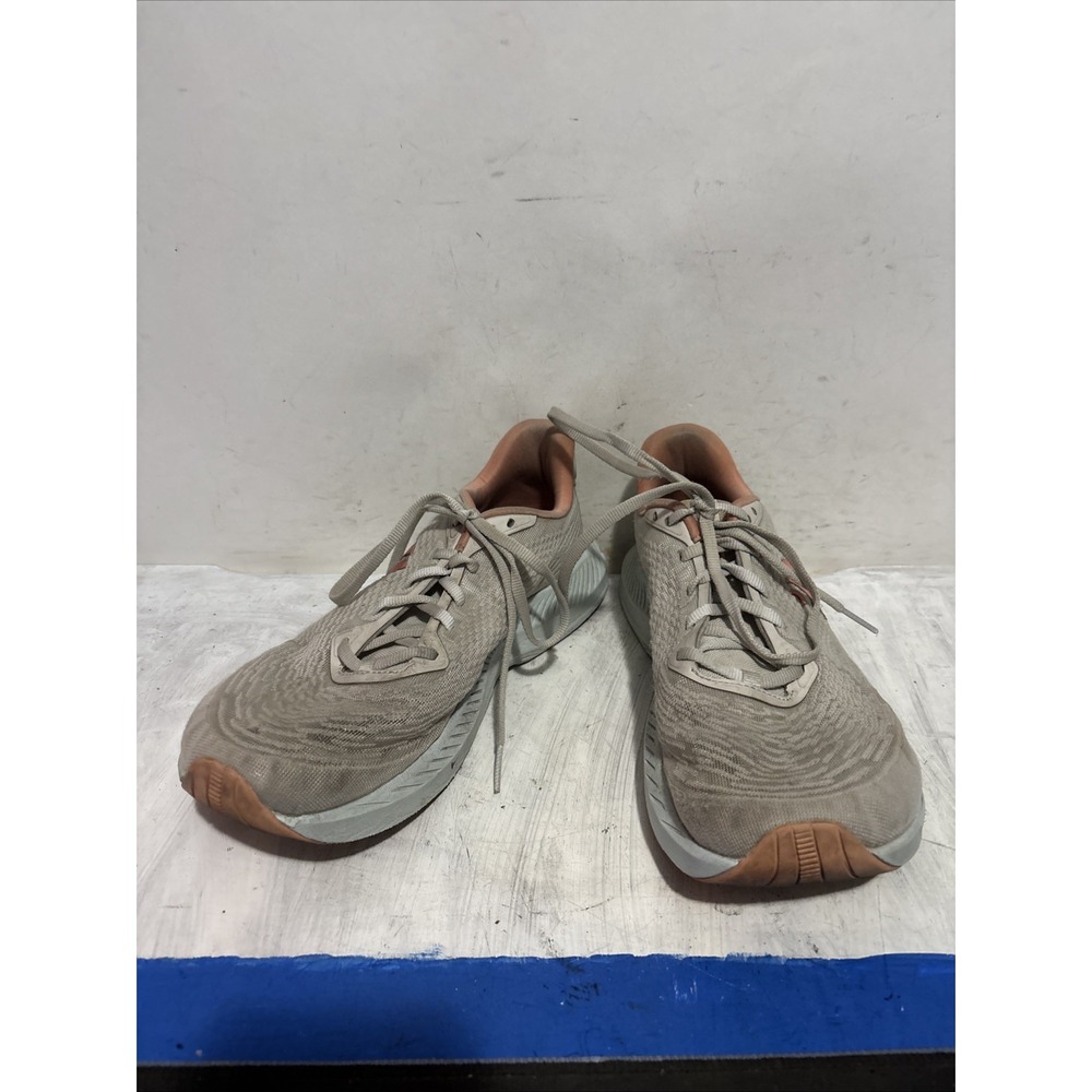 Topo Athletic Fli-Lyte 5 Womens Road Running Shoes Sz 9 Grey Sky Pink Sneakers